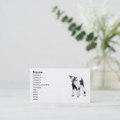 小さいベビーのヤギの名刺 名刺 (スタンド正面)