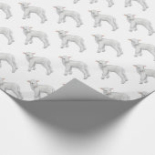 小さいベビーの子ヒツジの包装紙 ラッピングペーパー (角)