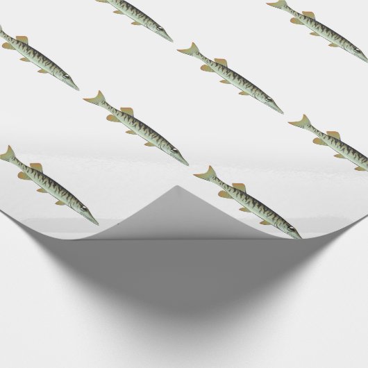 小さいベビーのmuskieのベクトル芸術の養魚場 ラッピングペーパー (角)