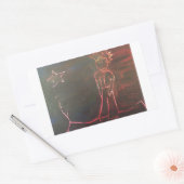 小さいペ2 長方形シール (封筒)