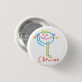 小さいボタン1 缶バッジ (正面&裏面)