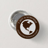 小さいボタン-地球科学 缶バッジ (正面&裏面)
