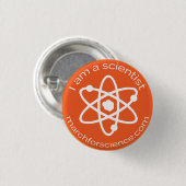 小さいボタン-物理学 缶バッジ (正面&裏面)