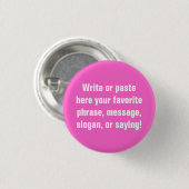 小さいボタン(1つの¼のインチ) 缶バッジ (正面&裏面)