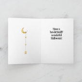 小さいマウスの魔法使いハロウィン カード (内部)