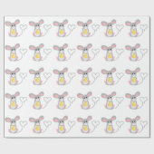 小さいマウス ラッピングペーパー (フラット)