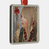 小さいマッチの女の子のオーナメント メタルオーナメント (右)