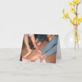 小さいメモ: それはあなたのpedicure.の時間です カード (黄色い花)