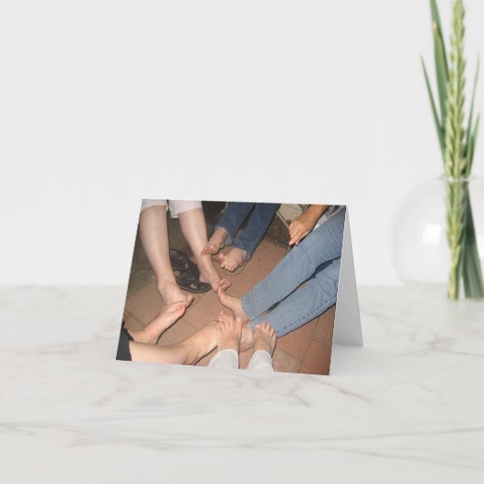 小さいメモ: それはあなたのpedicure.の時間です カード (正面)