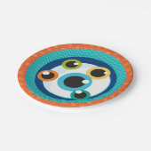 小さいモンスターのベビーシャワーの紙皿 ペーパープレート (アングル)