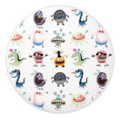 小さいモンスターの子供部屋の引出しの引き セラミックノブ (正面)