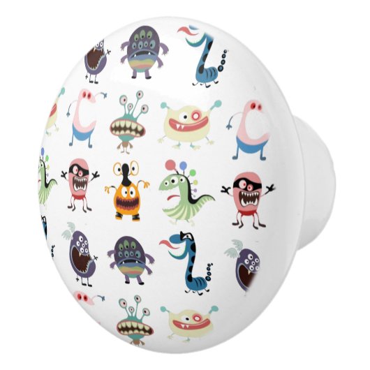 小さいモンスターの子供部屋の引出しの引き セラミックノブ (右)