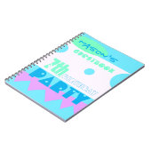 小さいモンスターの第7誕生会のゲストブック ノートブック (左側)