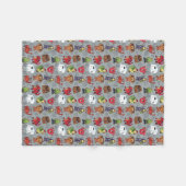 小さいモンスター フリースブランケット (正面(横))