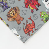 小さいモンスター フリースブランケット (角)