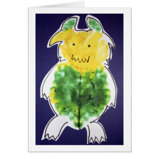 小さいモンスター-ポートレートのテンプレートのデザイン