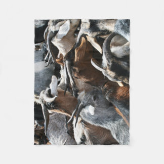 小さいヤギの群れのフリースの投球のベビー犬毛布 フリースブランケット