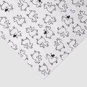 小さいラマのシルエットの狂気 薄葉紙 (詳細)