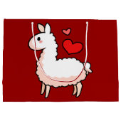 小さいラマ ラージペーパーバッグ (裏面)