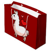 小さいラマ ラージペーパーバッグ (裏面アングル)