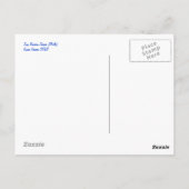 小さいランダムな図形数々のはがき ポストカード (裏面)