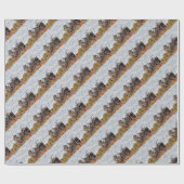 小さいリス ラッピングペーパー (フラット)