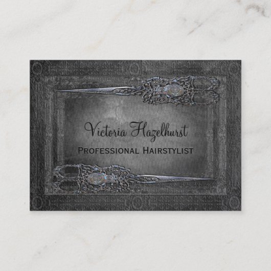 小さいロンドン市民の倍のはさみ 名刺 (正面)