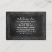 小さいロンドン市民の倍のはさみ 名刺 (裏面)