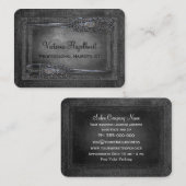 小さいロンドン市民の倍は美容師のあたりで切ります 名刺 (正面/裏面)