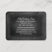 小さいロンドン市民の倍は美容師のあたりで切ります 名刺 (裏面)