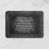 小さいロンドン市民の倍は美容師のあたりで切ります 名刺 (裏面)