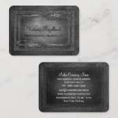 小さいロンドン市民の倍は美容師のあたりで切ります 名刺 (正面/裏面)