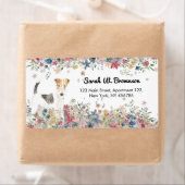 小さいワイヤーヘドキツネテリアドッグ ラベル (インサイチュ)