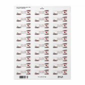 小さいワイン愛好家の宛名ラベル- ラベル (フルシート)