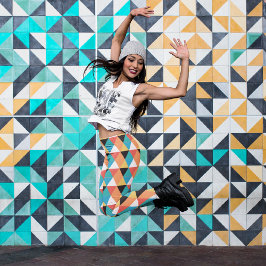 小さい三角形 カプリレギンス