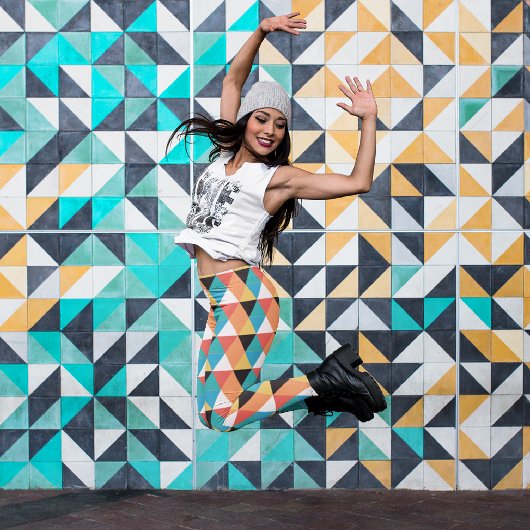 小さい三角形 カプリレギンス