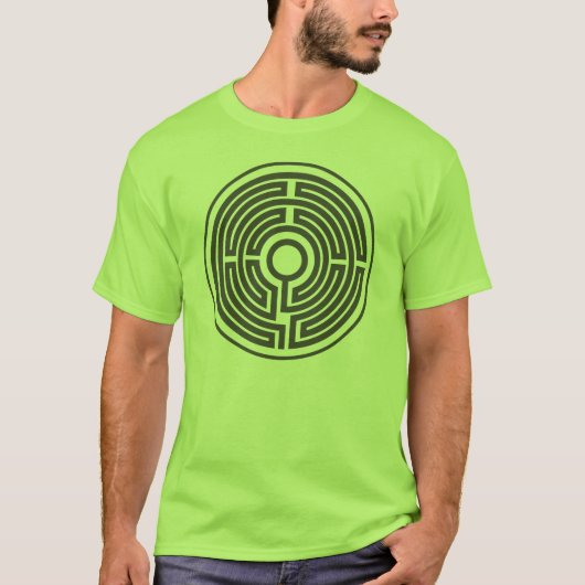 小さい中世迷路 Tシャツ (正面)