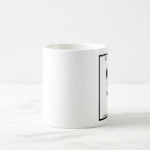 小さい中枢神経刺激剤 コーヒーマグカップ (中央)