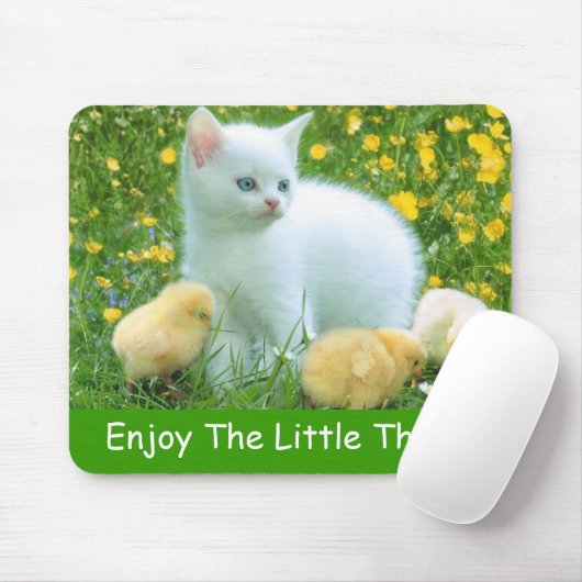 小さい事を楽しんで下さい マウスパッド (マウス)