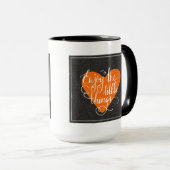 小さい事を楽しんで下さい マグカップ (正面右)