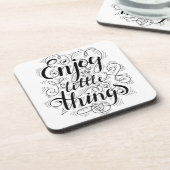 小さい事1を楽しんで下さい コースター (左側)