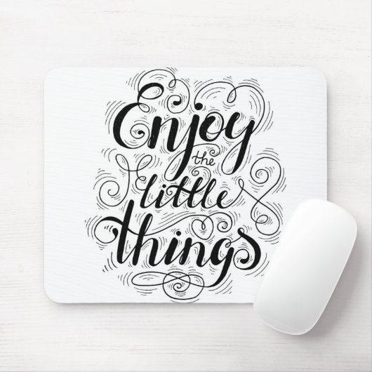 小さい事1を楽しんで下さい マウスパッド (マウス)