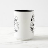 小さい事1を楽しんで下さい マグカップ (中央)