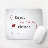 小さい事2を楽しんで下さい マウスパッド (マウス)