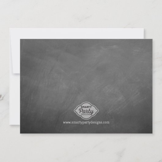 小さい人か少し失敗-性はパーティーを明らかにします 招待状 (裏面)