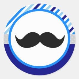 小さい人のベビーシャワーのステッカー ラウンドシール