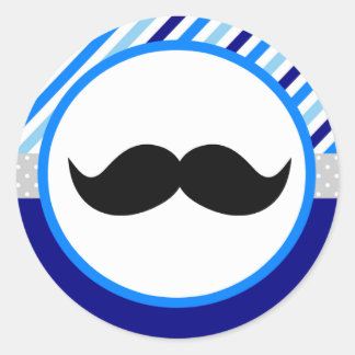 小さい人のベビーシャワーのステッカー ラウンドシール