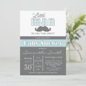 小さい人のベビーシャワーの招待状 招待状 (スタンド正面)
