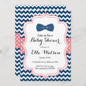 小さい人のベビーシャワーの招待状 招待状 (正面/裏面)