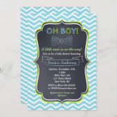 小さい人のベビーシャワー招待状 招待状 (正面/裏面)